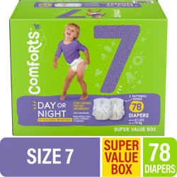 Comforts Baby Diapers Size 7 (Up To 41Lbs)