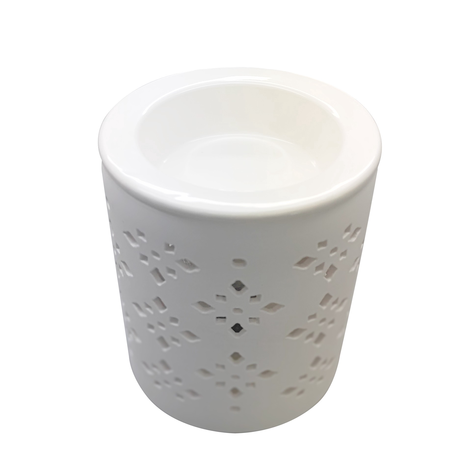 slide 2 of 3, 5" White Ceramic Wax Warmer By Ashland, 5 in