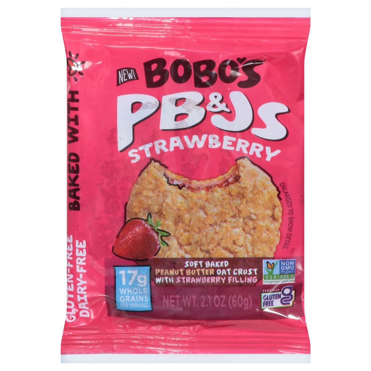 slide 6 of 14, Bobo's Strawberry PB&Js 2.1 oz, 2.1 oz