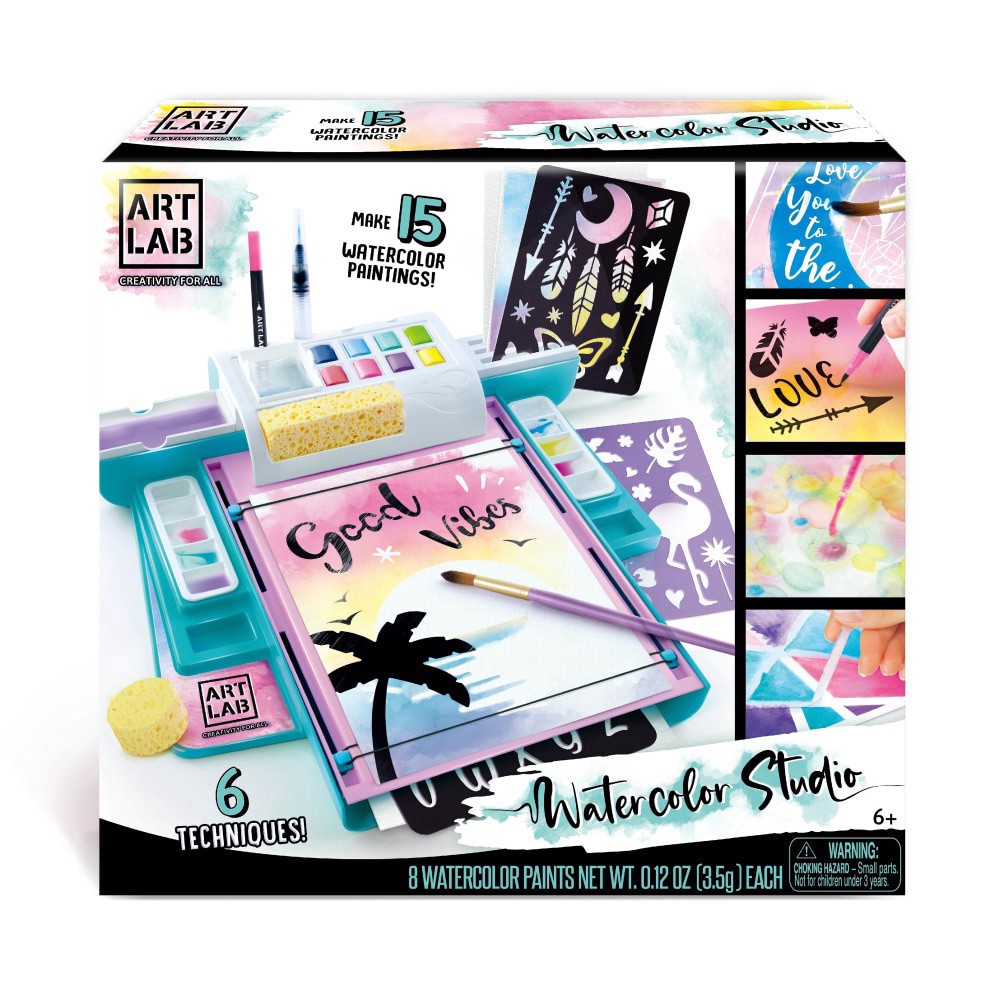 slide 2 of 2, Canal Toys Art Lab Watercolor Studio Painting Set, 1 ct