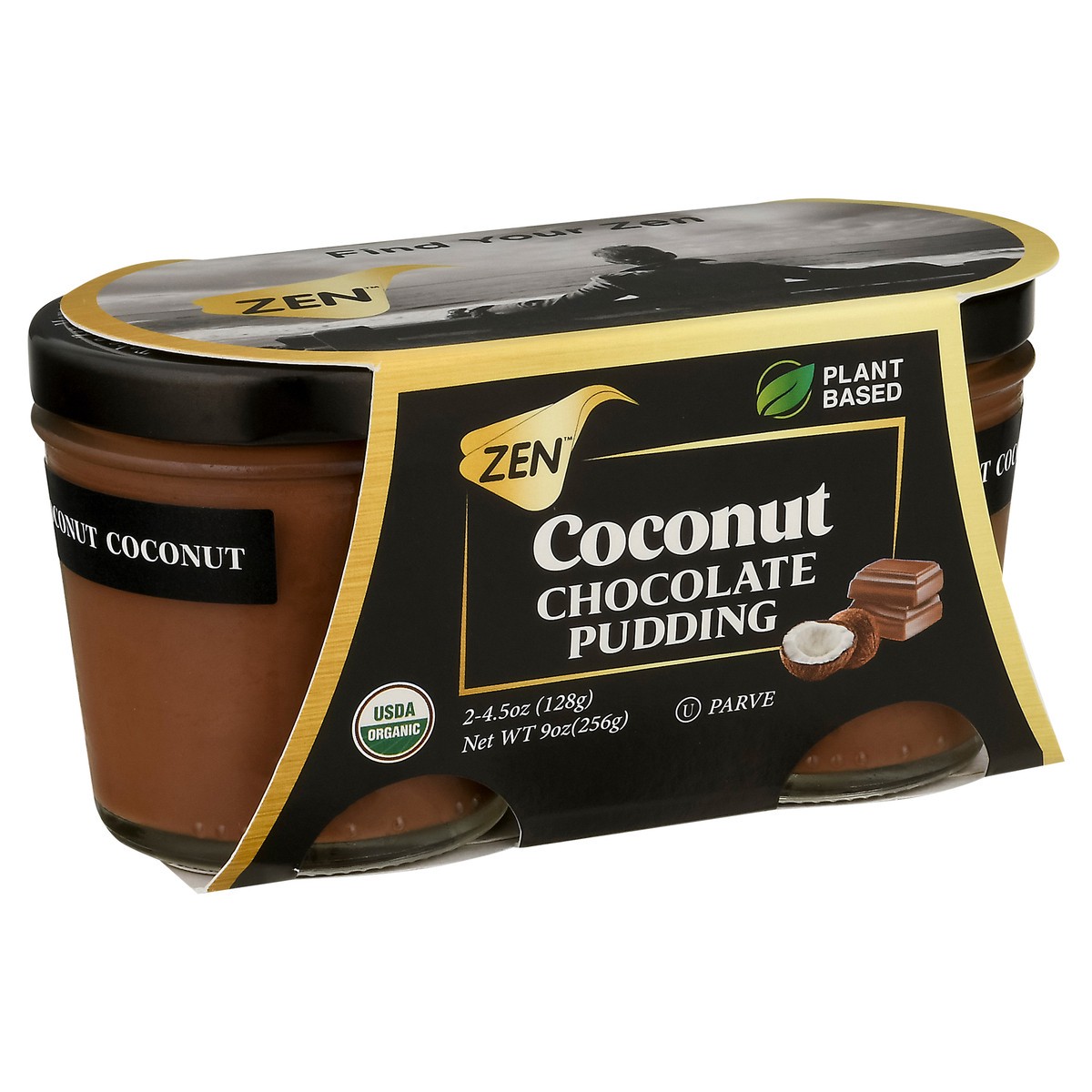 slide 5 of 9, Zen Vanilla Coconut Chocolate Pudding - 2 ct, 2 ct; 9 oz