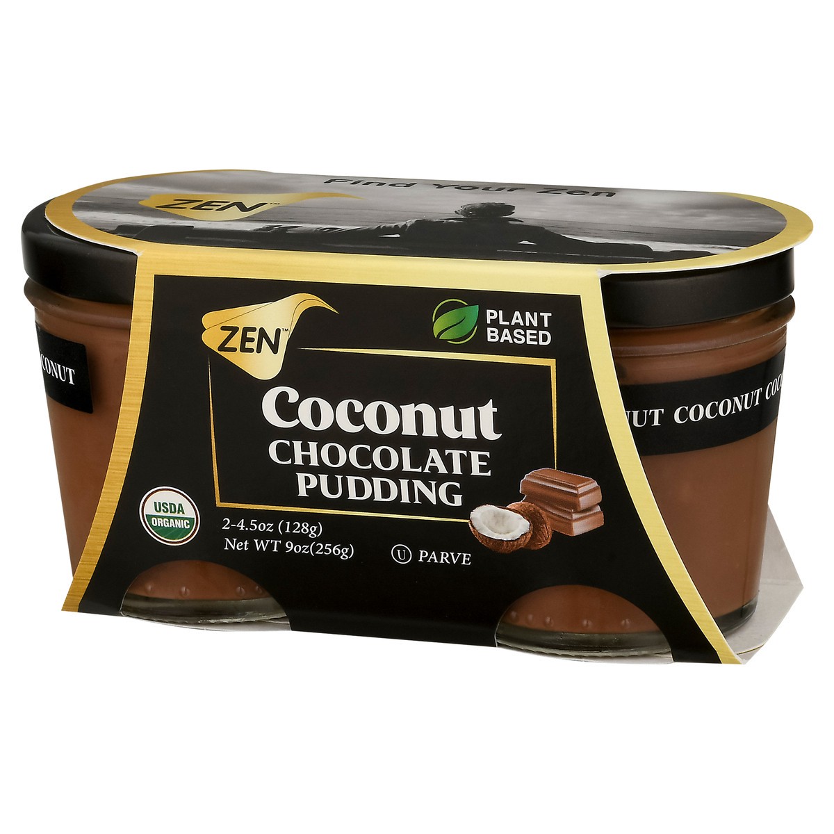 slide 4 of 9, Zen Vanilla Coconut Chocolate Pudding - 2 ct, 2 ct; 9 oz