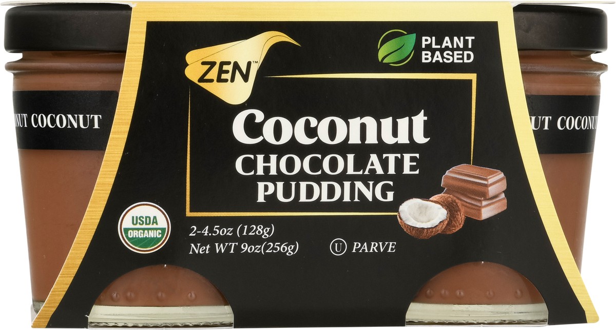 slide 7 of 9, Zen Vanilla Coconut Chocolate Pudding - 2 ct, 2 ct; 9 oz