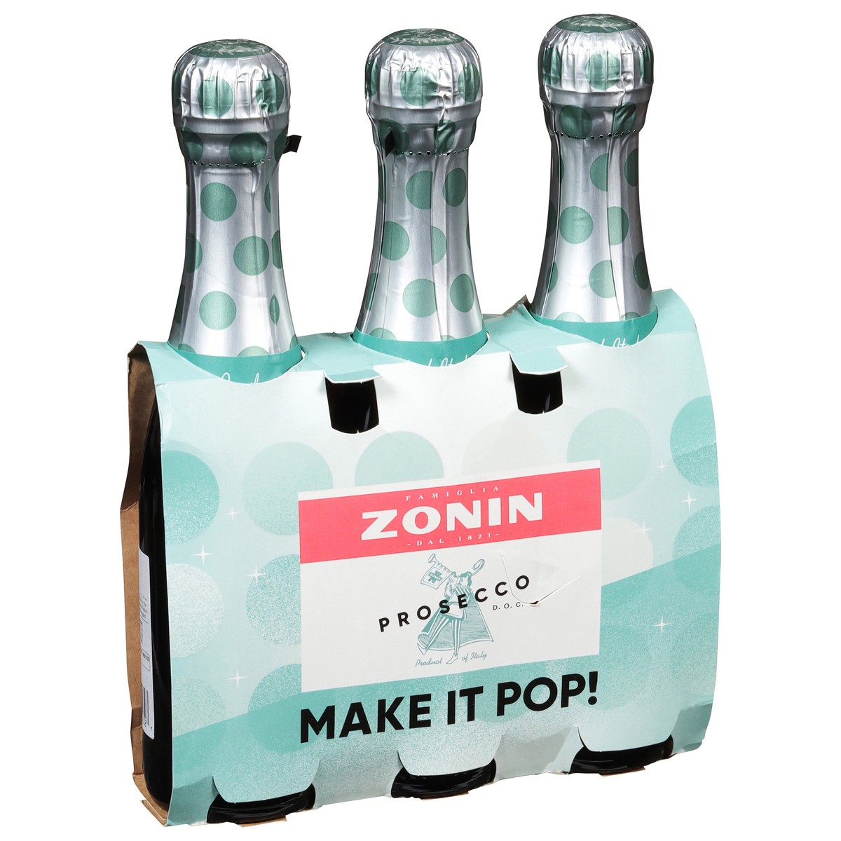 slide 5 of 9, Zonin Prosecco Brut, 187 ml