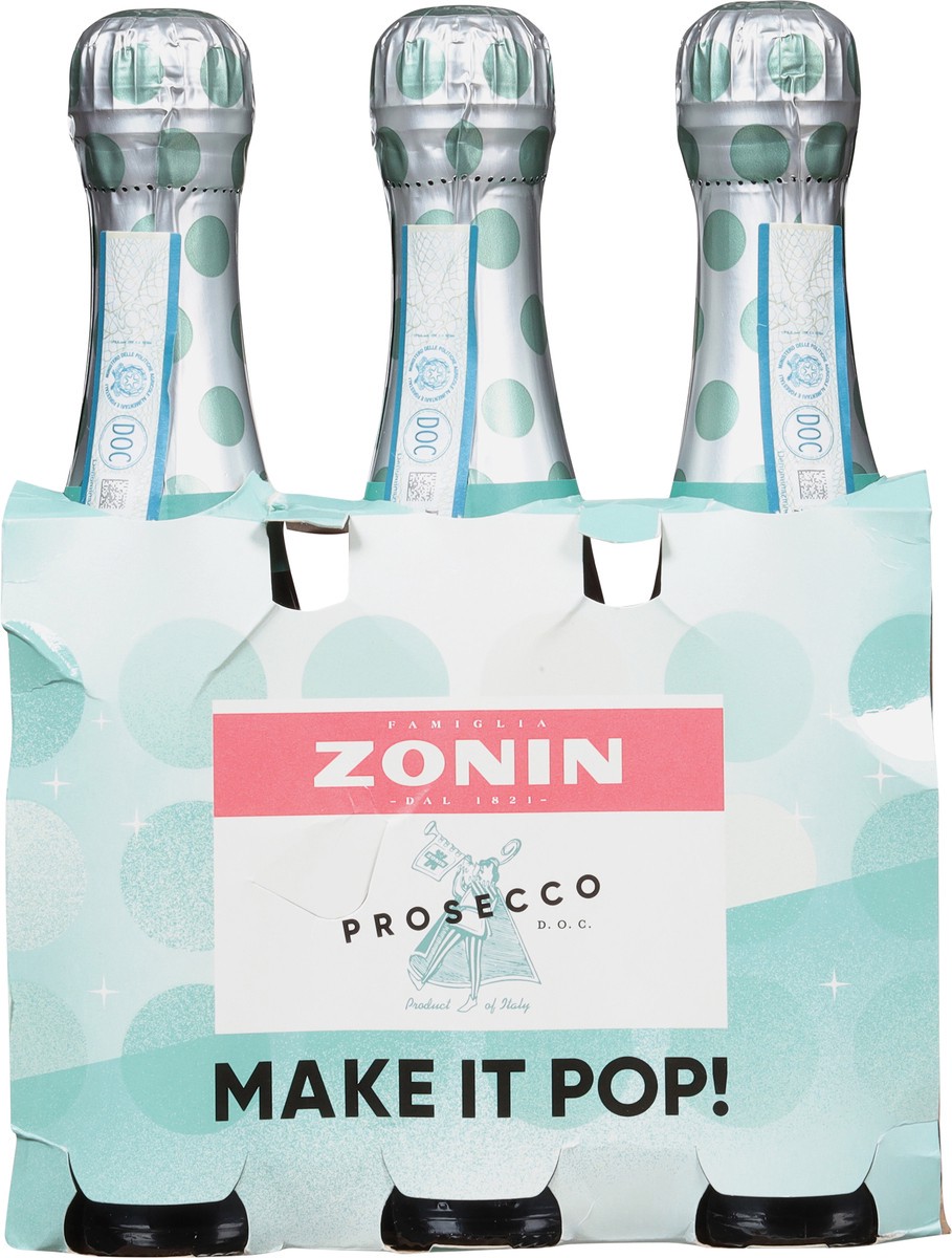 slide 3 of 9, Zonin Prosecco Brut, 187 ml