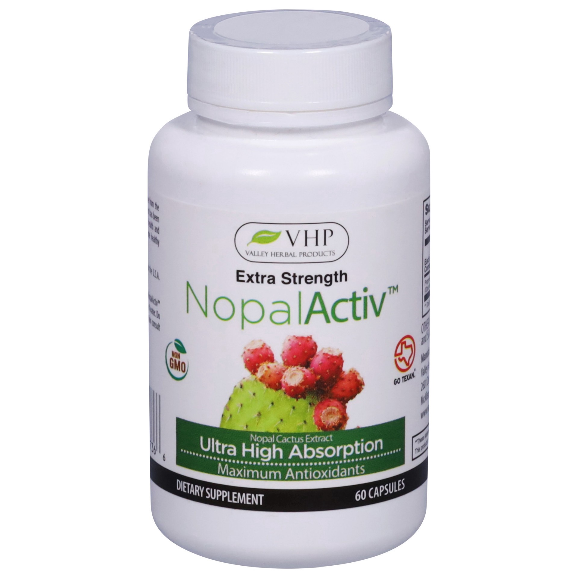 slide 1 of 1, VHP Extra Strength NopalActiv 60 Capsules, 60 ct