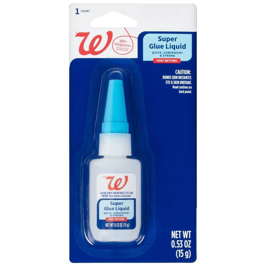 slide 1 of 3, Walgreens Super Glue Liquid, 0.53 oz