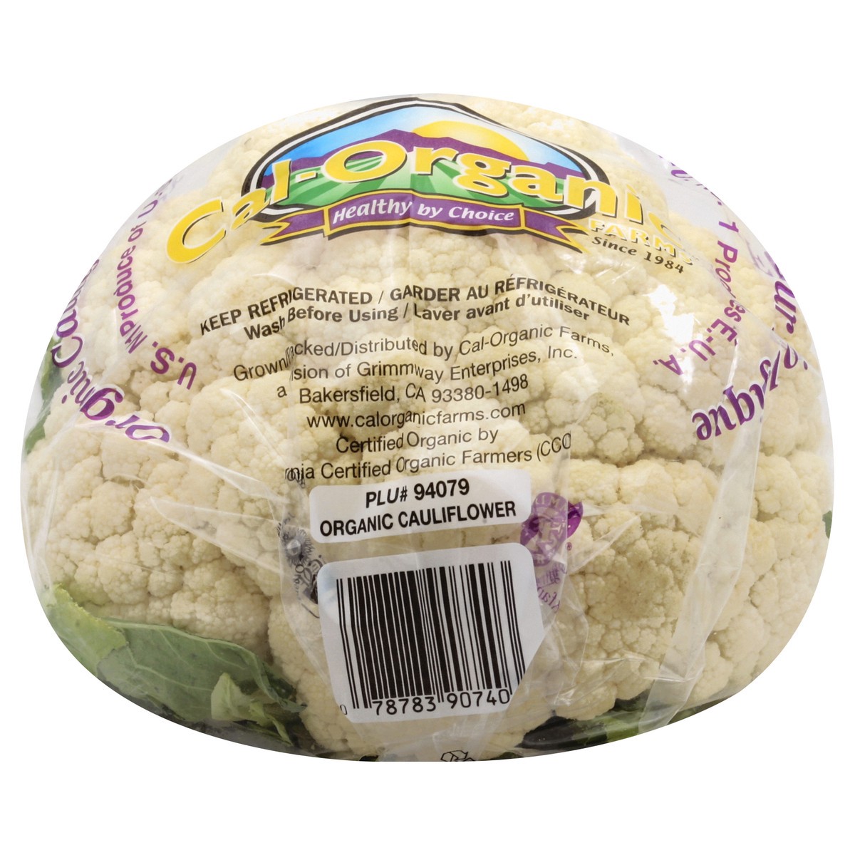 slide 4 of 6, Cal-Organic Farms Cauliflower Organic, 1 ct