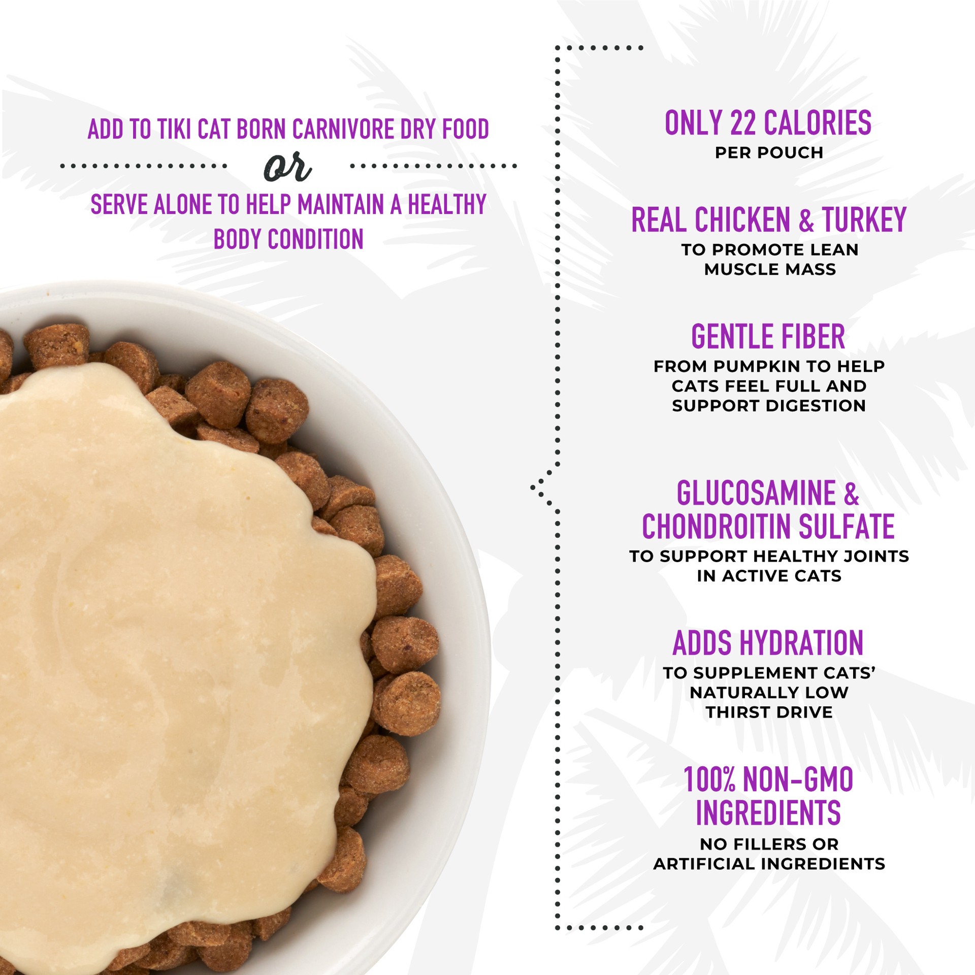 slide 9 of 9, Tiki Cat Solutions Topper, Light, Chicken & Turkey Recipe in Broth, 1.5 oz. Pouch (12 Count), 1.5 oz