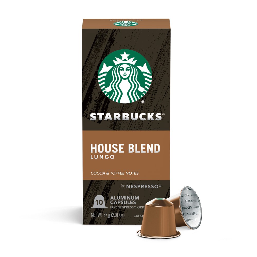 slide 1 of 1, Starbucks House Blend Nespresso Capsules - 10 ct, 10 ct