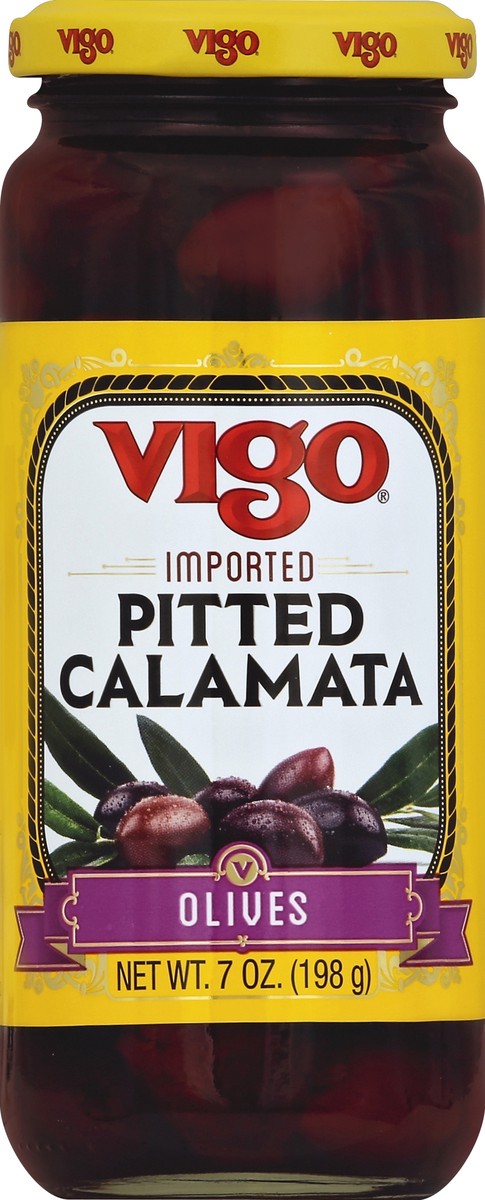 slide 2 of 2, Vigo Pitted Calamata Olives, 7 oz