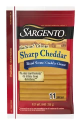 Sargento Natural Sharp Cheddar Deli Style Sliced Cheese