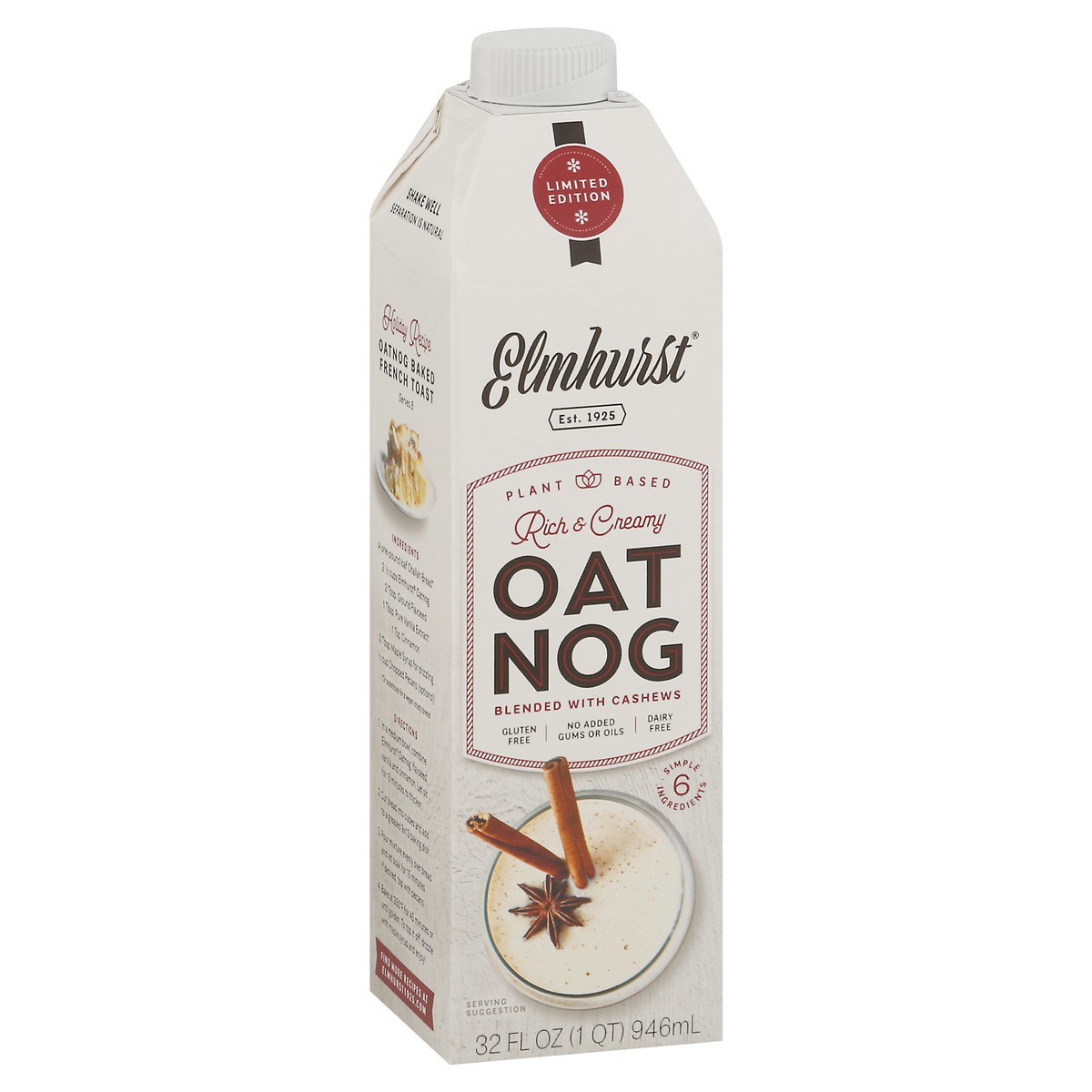 slide 8 of 12, Elmhurst Oat & Cashew Vanilla Lavender Botanical Blend 32 fl oz, 32 fl oz