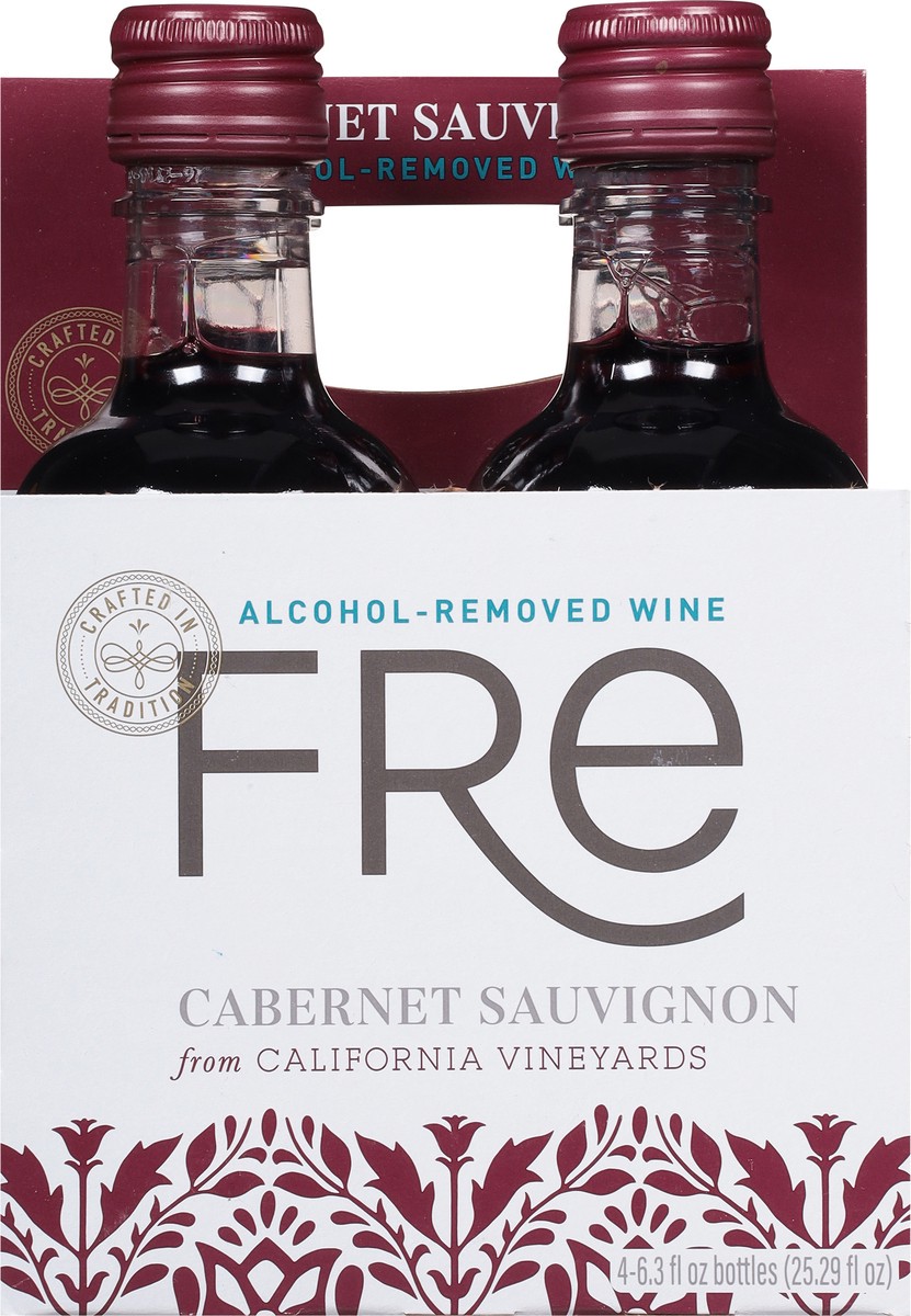 slide 2 of 13, FRE Cabernet Sauvignon Red Wine, Alcohol-Removed, 187mL Wine Bottles (4 Pack), 4 ct; 187 ml