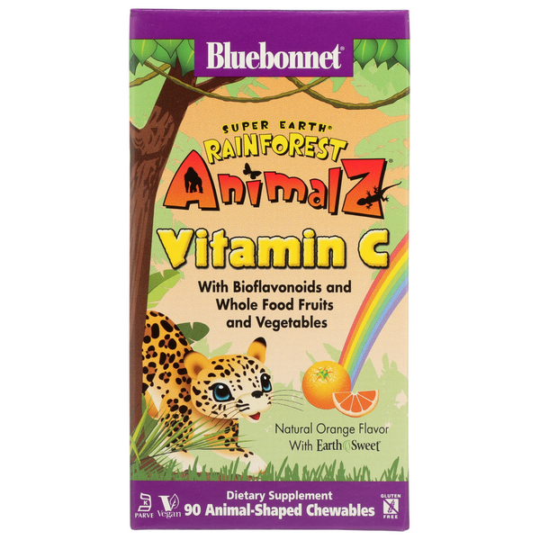 slide 1 of 1, Bluebonnet Nutrition Vitamin C Childrens, 90 chewables