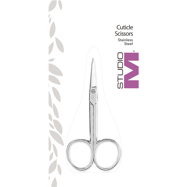 slide 1 of 1, Studio M Stainless Steel Cuticle Scissors, 1 ct