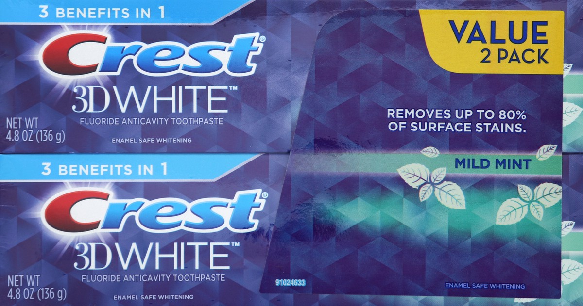 slide 2 of 4, Crest Toothpaste 2 ea, 2 ct