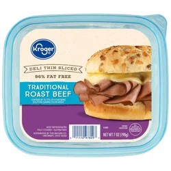 Kroger Deli Thin Sliced Traditional Roast Beef
