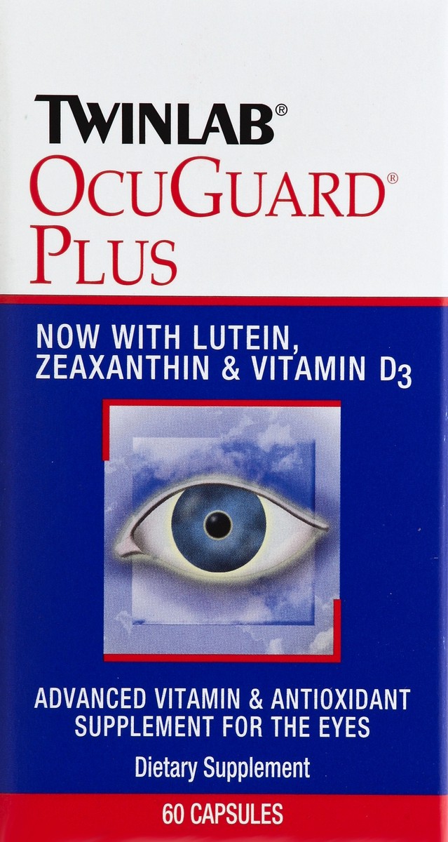 slide 4 of 5, Twinlab Ocuguard Plus Dietary Supplement, 60 ct