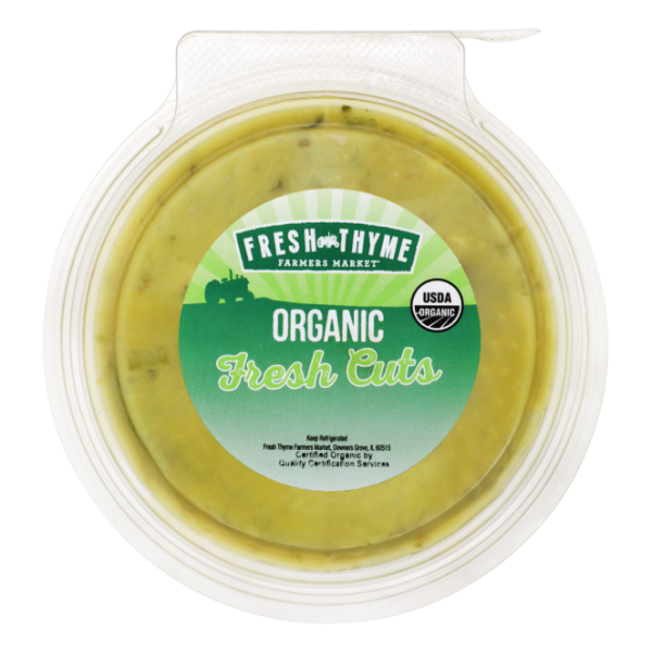 slide 1 of 1, Fresh Thyme Organic Guacamole, 8 oz