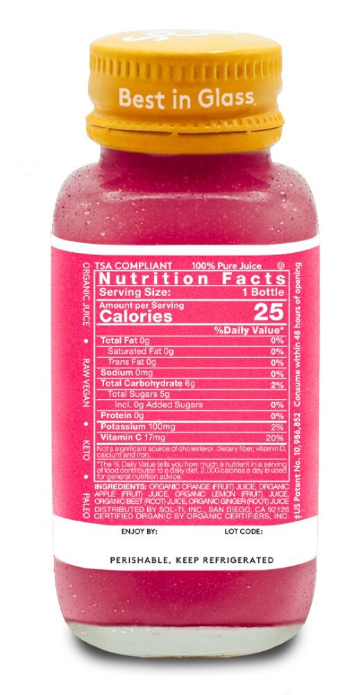 slide 4 of 4, Sol-Ti Supershot Ginger Beer, 2.1 oz