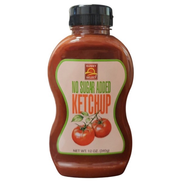 slide 1 of 1, Sunny Select, Ketchup, No Sugar, 12 oz