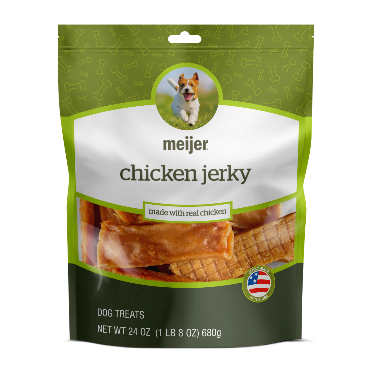 slide 1 of 2, Meijer Main Choice Chicken Jerky, 24 oz