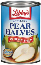 Libby's Bartlett Pear Halves In Heavy Syrup