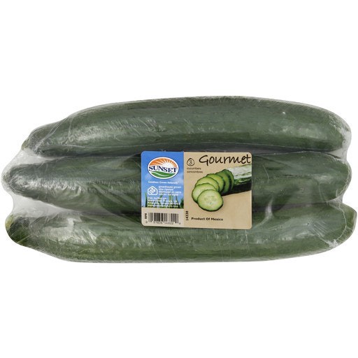 slide 1 of 1, Sunset Cucumbers 3 Ea, 1 ct