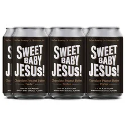 DuClaw Brewing Co. Sweet Baby Jesus! Chocolate Peanut Butter Porter Beer - 6 pk 12 fl oz Cans