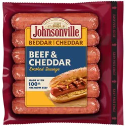 Johnsonville Beef Cheddar Bratwurst, 12 oz.