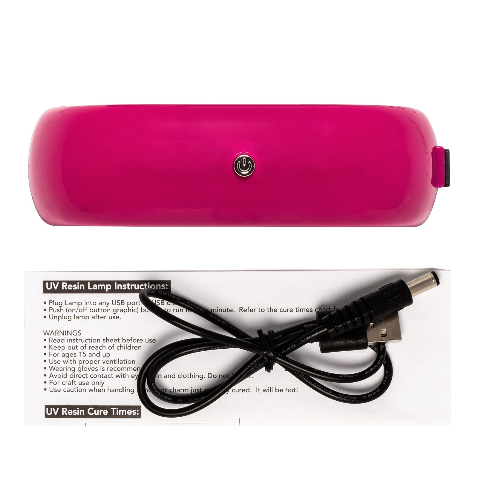 slide 2 of 3, Blue Moon Studio Uv Resin Craft Pink Curing Usb Lamp, 9w / 395 nm