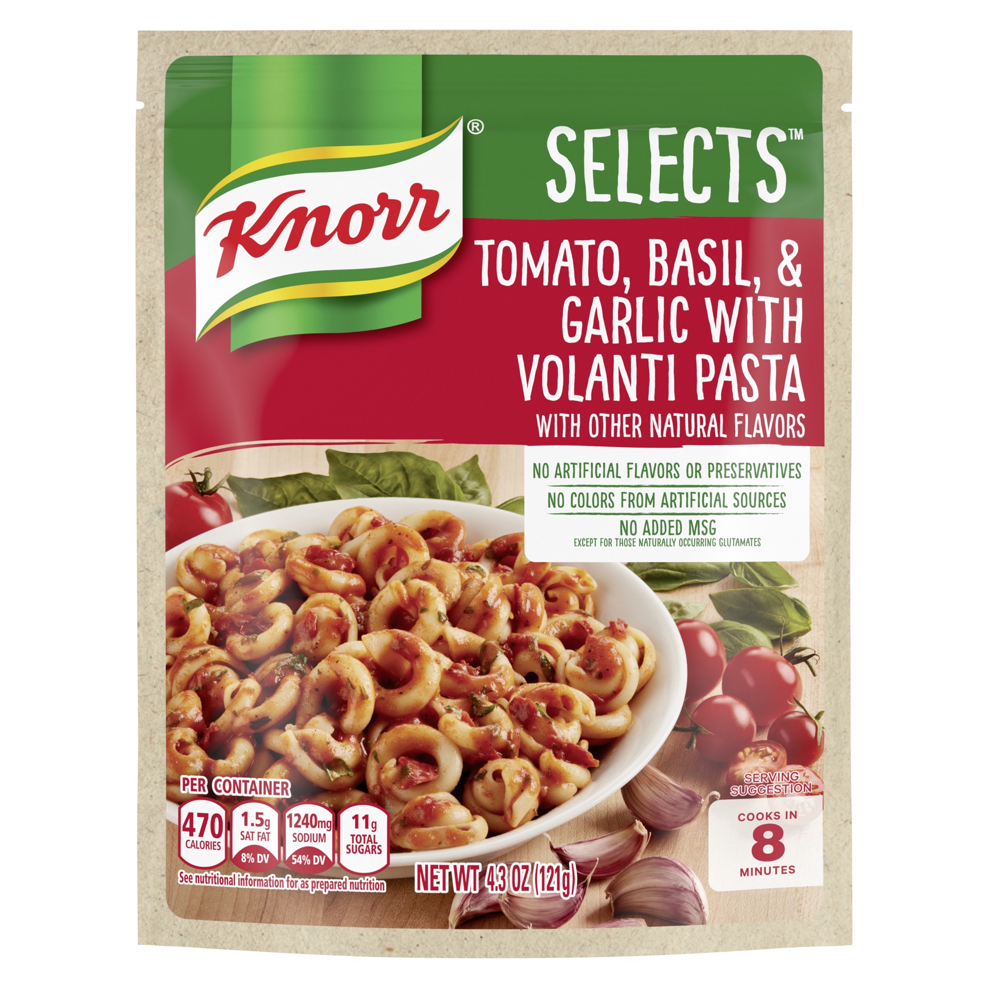 slide 1 of 4, Knorr Selects Pasta Sides with Volanti Pasta, 4.3 oz, 4.3 oz