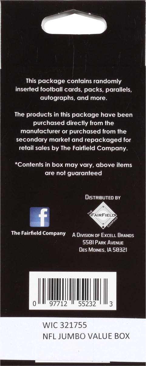 slide 4 of 12, Collector's Edge Jumbo Value 1:4 Contain a Hit Football Trading Cards 1 ea, 1 ct