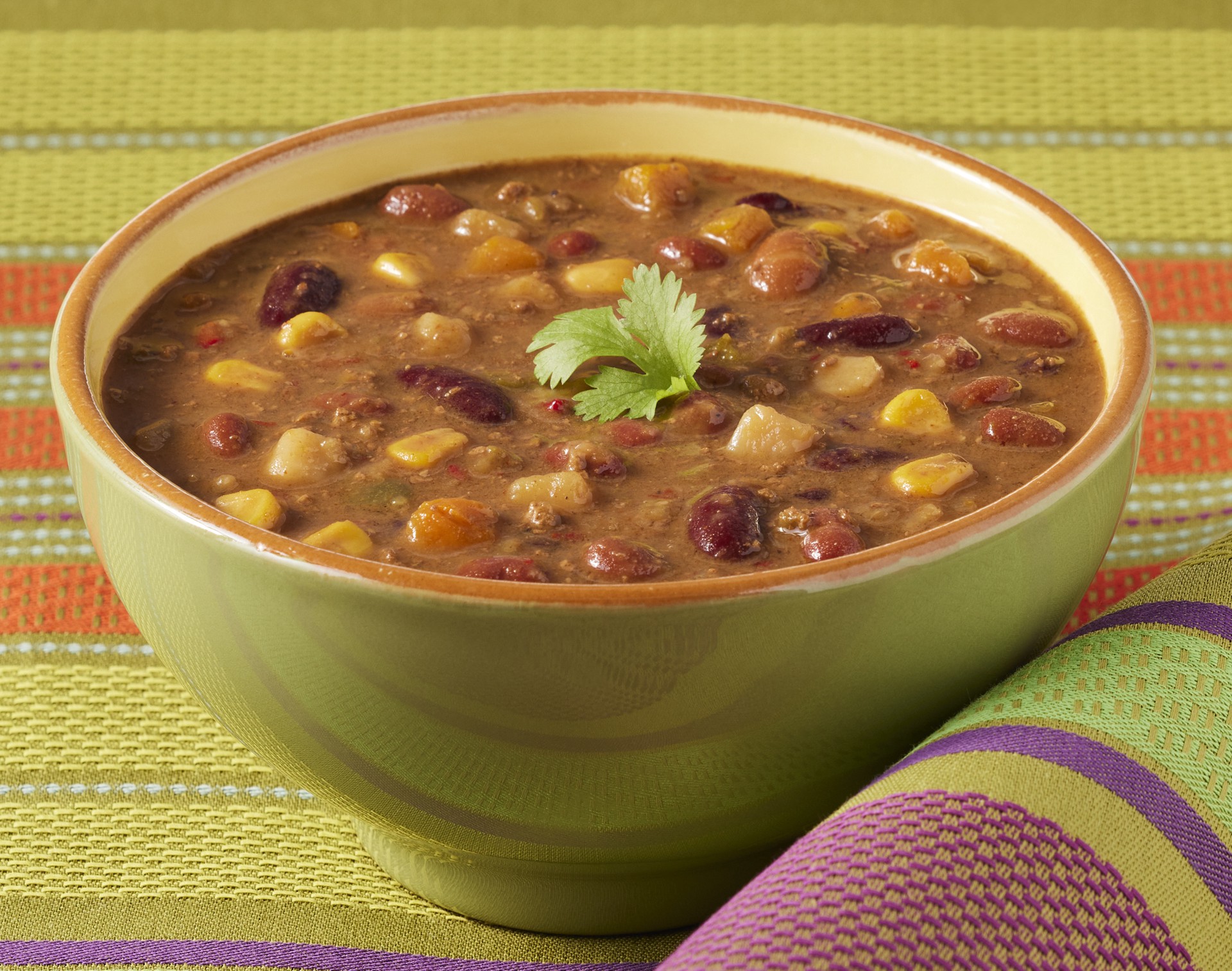 slide 2 of 4, Amy's Organic 3 Bean Vegetable Medium Chili, 14.7 oz