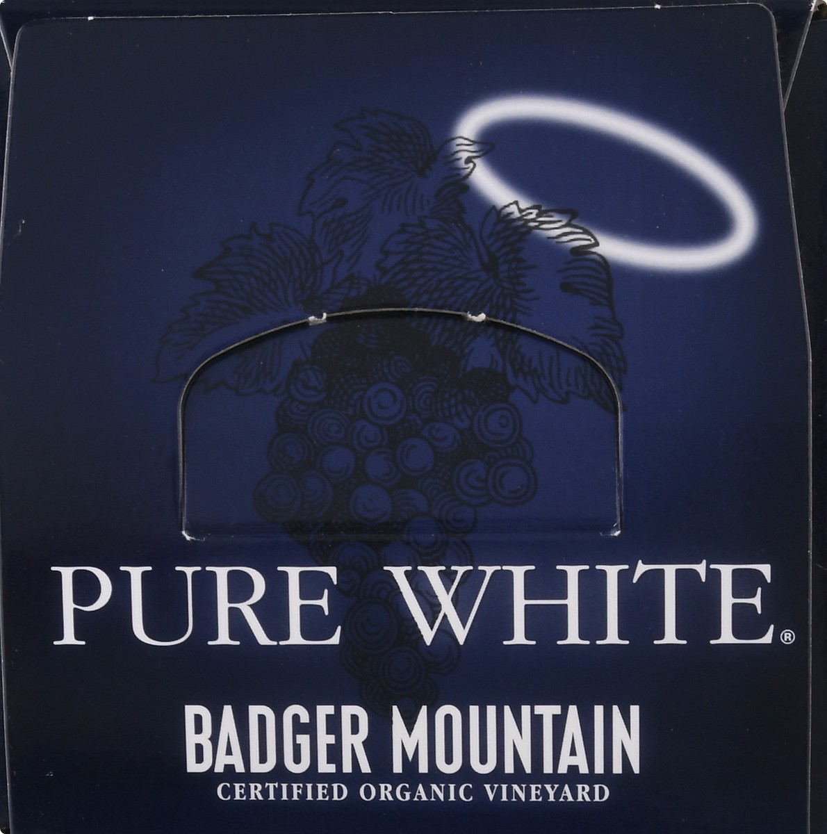 slide 9 of 9, Pure White Organic Badger Mountain Columbia Valley White Wine 3 lt, 3 liter