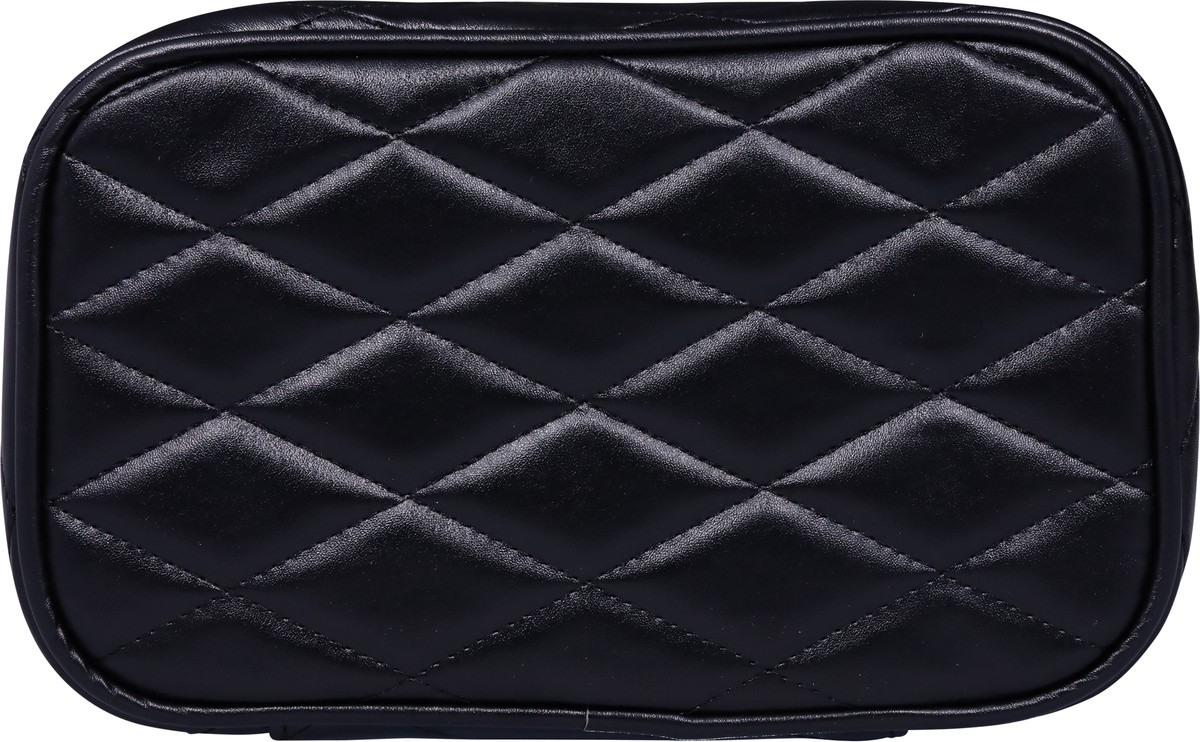 slide 4 of 9, Scunci Black Quilted Mini Train, 1 ct
