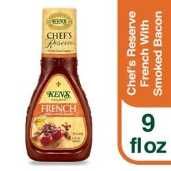 Ken's Steak House Chef's Reserve French with Smoked Bacon Salad Dressing 9 fl oz