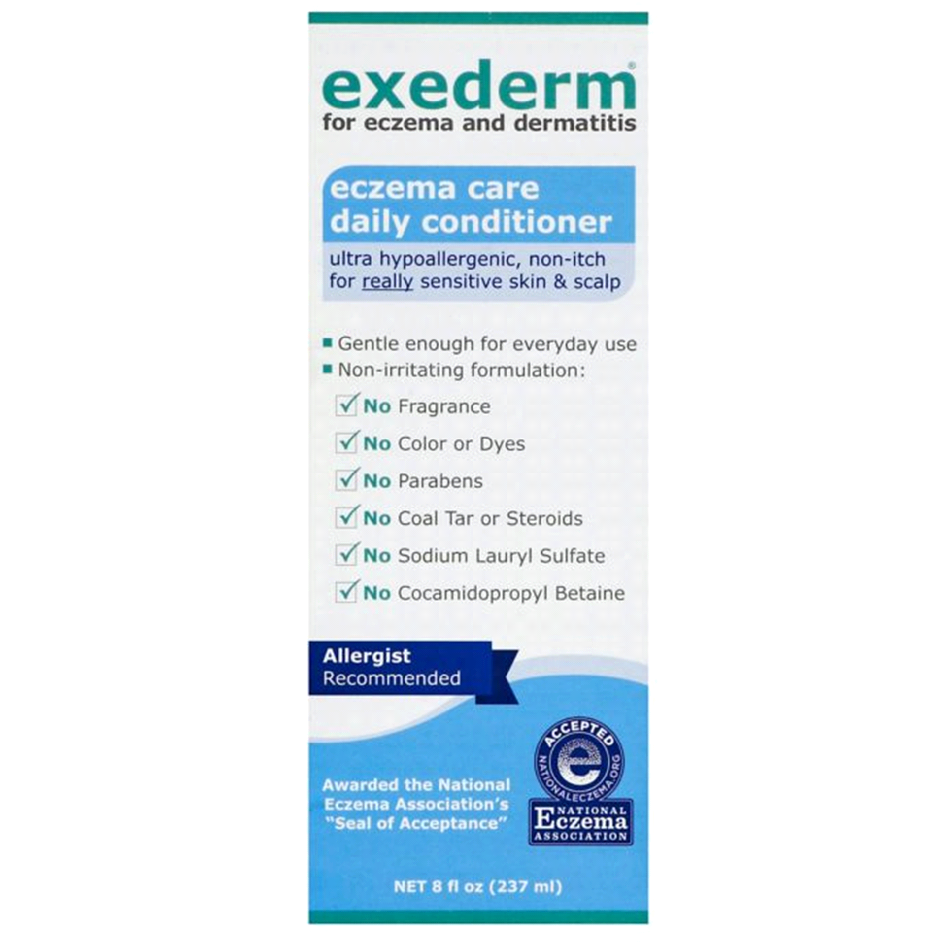 slide 1 of 1, Exederm Conditioner 8 oz, 8 oz