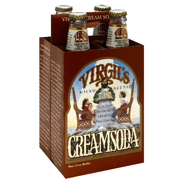 slide 1 of 1, Virgil's Creamsoda, 4 ct