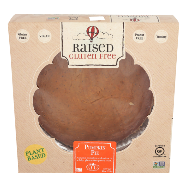 slide 1 of 1, Raised Gluten Free Pumpkin Pie, 22 oz