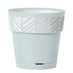 Marshall Pottery Deroma Aqua 7.9In Mosaic Pot