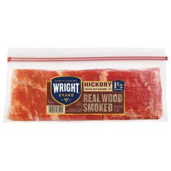 Wright Brand Hickory Smoked Thick Cut Bacon, 24 oz