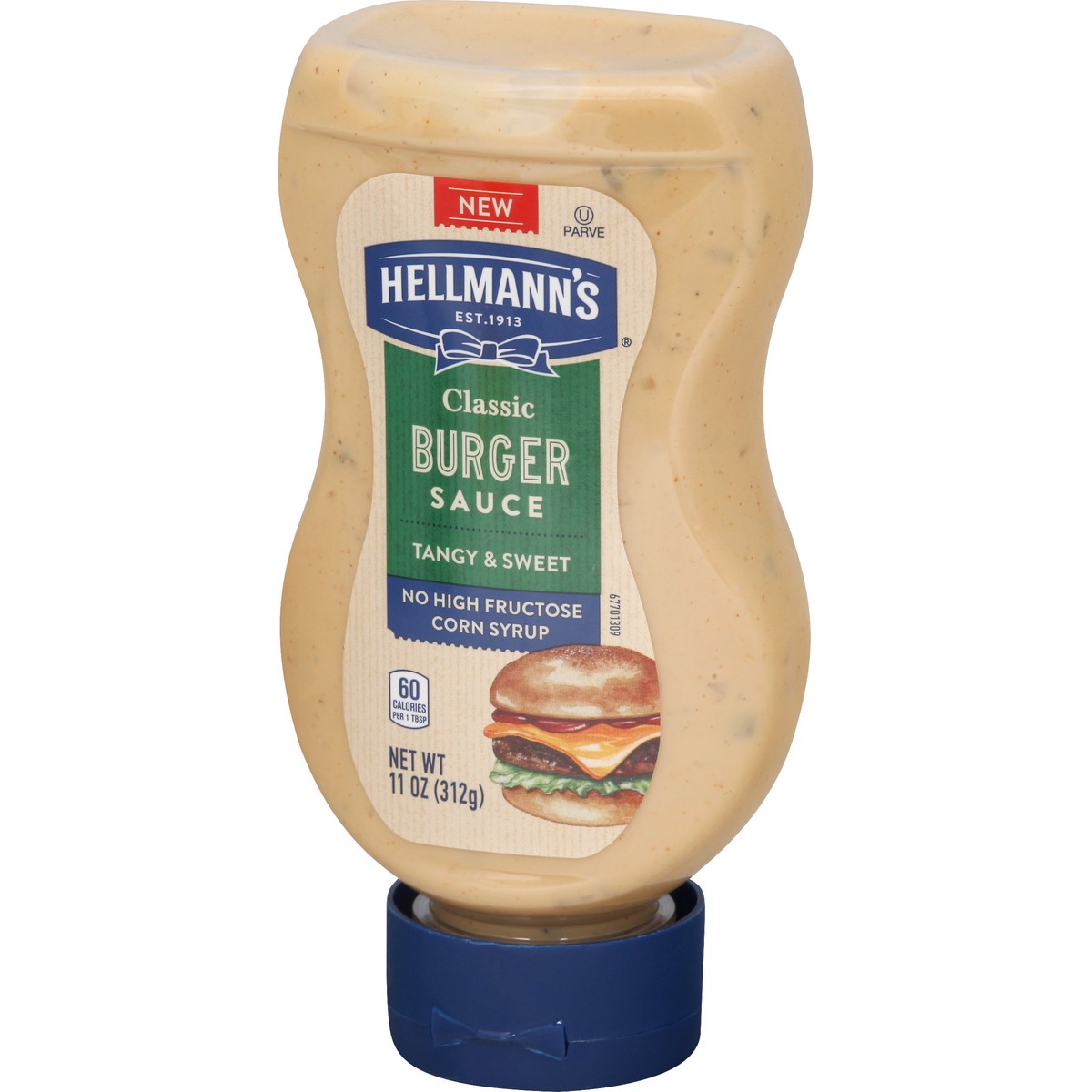 slide 3 of 10, Hellmann's Hellmanns Burger Topper, 11 oz