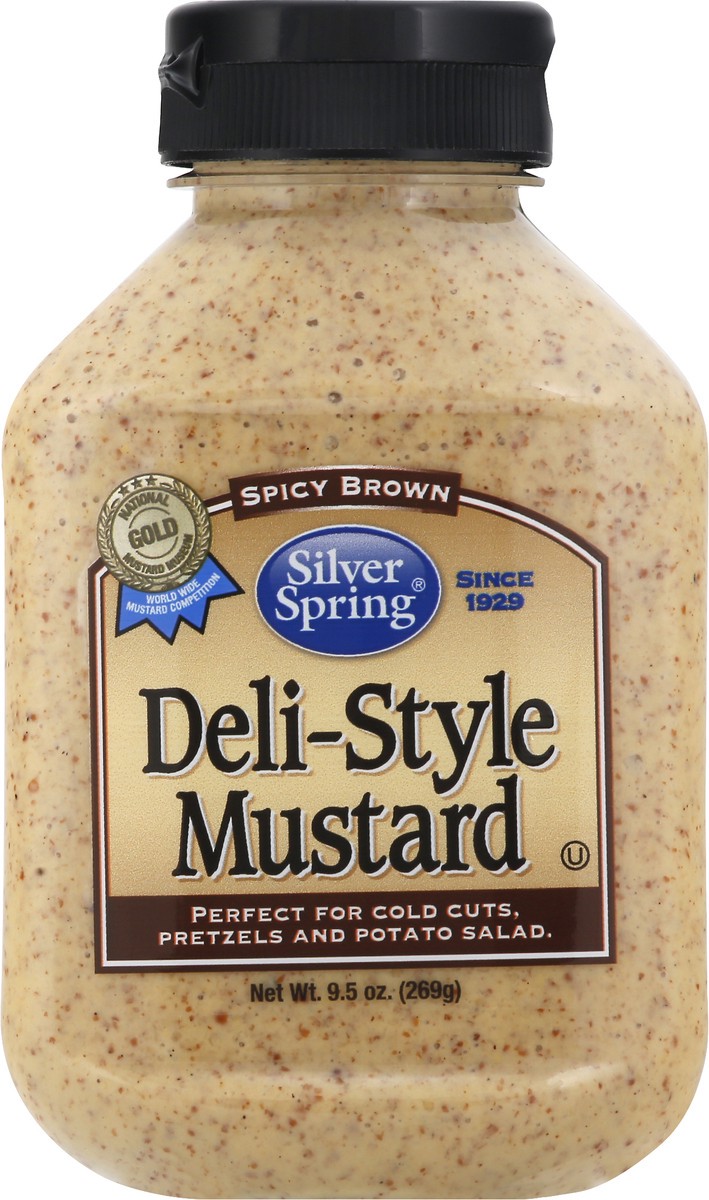 slide 1 of 9, Silver Spring Mustard 9.5 oz, 9.5 oz