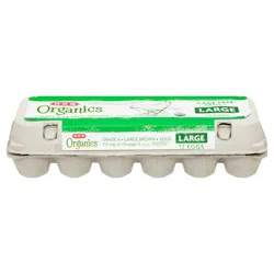 H-E-B Organics Grade A Cage-Free Large Brown Eggs