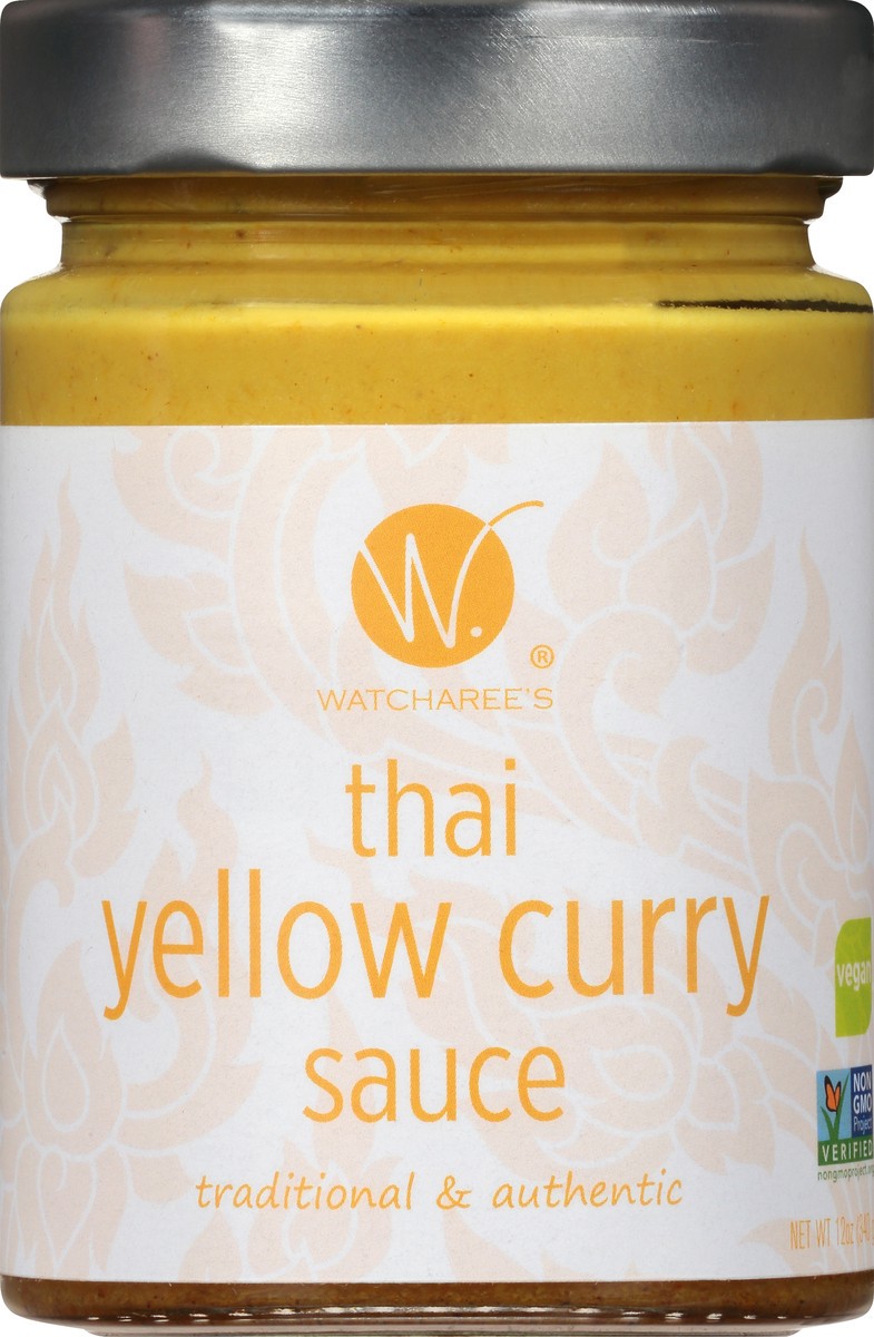 slide 7 of 11, Watcharee's Thai Yellow Curry Sauce 9.8 fl oz, 12 oz