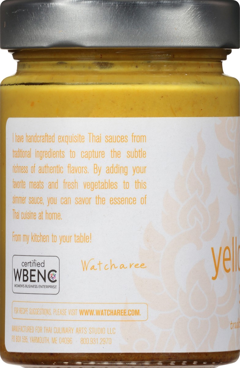slide 9 of 11, Watcharee's Thai Yellow Curry Sauce 9.8 fl oz, 12 oz