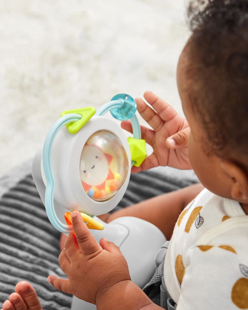 slide 5 of 5, Skip Hop Silver Lining Cloud Upright Activity Floor Seat - Grey, 1 ct