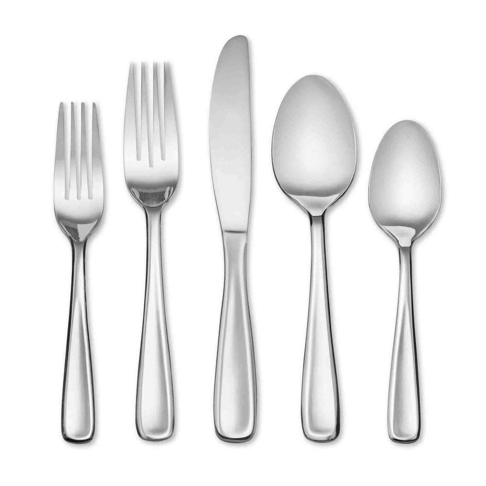 slide 1 of 1, Dash of That Sean Flatware Set - Silver, 20 ct